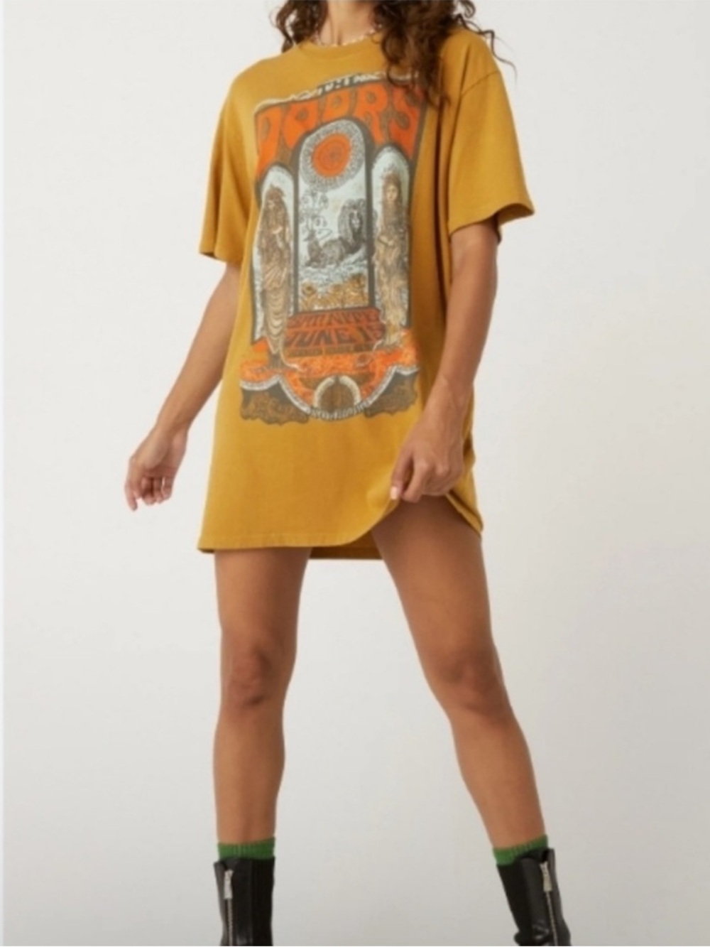 DAYDREAMER x Free People | The Doors Tee Shirt Dress | Large